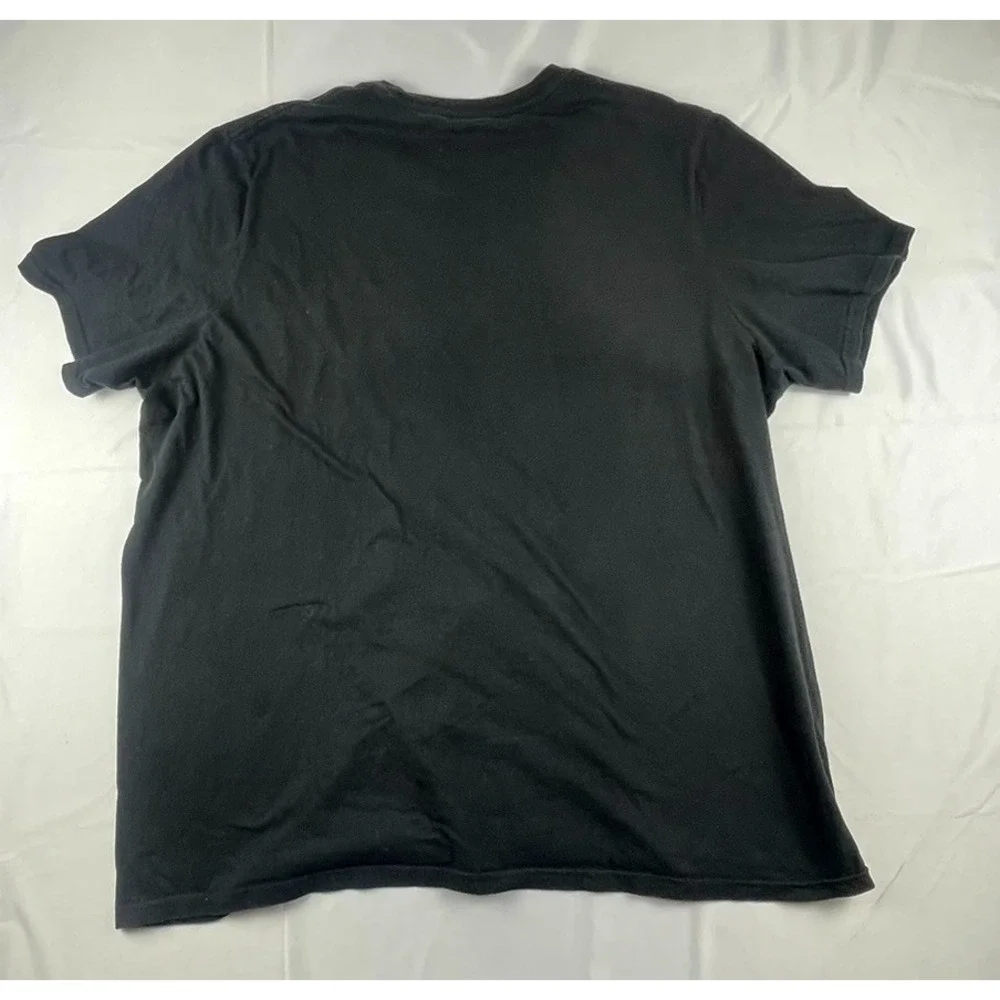 ADIDAS‎ T SHIRT MENS 2XL BLACK CAMO LOGO TEE SHORT SLEEVE ATHLETIC CASUAL